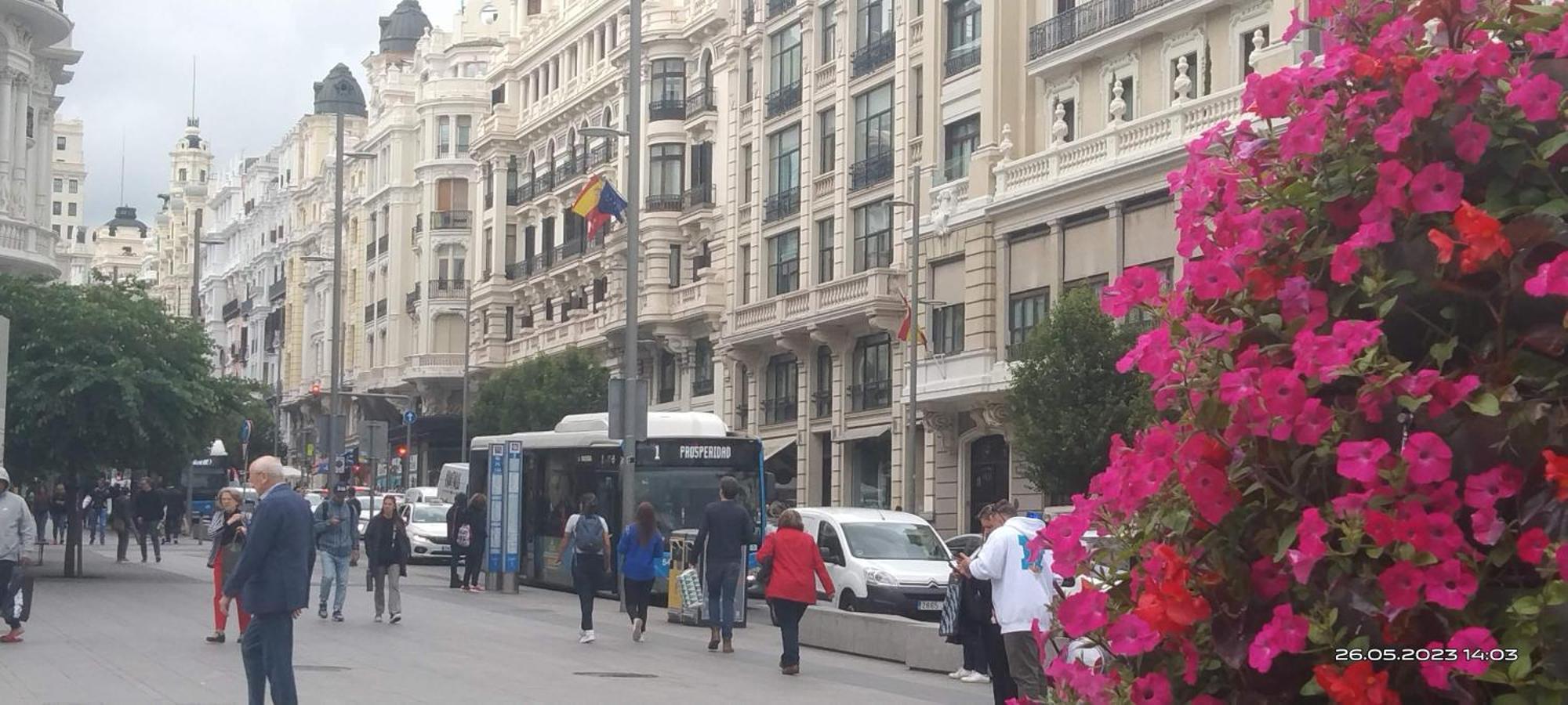 Habitaciones Individuales En Apartamento Madrid Eksteriør bilde